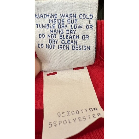 Crable Sportswear Texas Tech Lubbock Red Raiders Vintage 1980’s Sweatshirt Sz XL - Picture 5 of 6